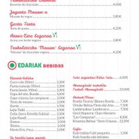 desserts and drinks at Artea in Zarautz