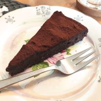 Chocolate cake at Café Loyal in Siegburg