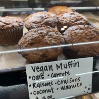 The BEST vegan Morning-Glory muffin at Harvest Fresh Grocery and Deli in Mc Minnville