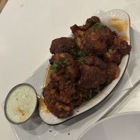 Cauliflower wings + ranch   at The Vault in Tulsa