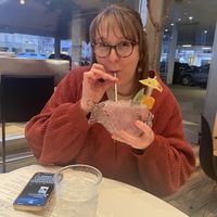 Cuttle fish (N/A drink with coconut cream)   at The Vault in Tulsa