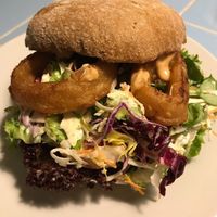 BBQ burger at Melone in Aarhus