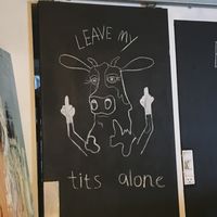 Awesome sign at Melone in Aarhus