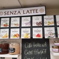 all the vegan flavours! at Gelateria Gnam Gnam in Padua