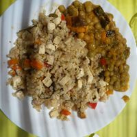 dish of the day at Semente Centro Macrobiótico de Braga in Braga