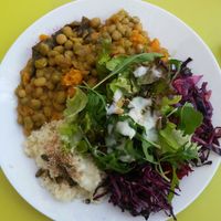 dish of the day at Semente Centro Macrobiótico de Braga in Braga