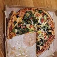 Vegan and gluten-free pizza! at Blaze Pizza in Winter Park