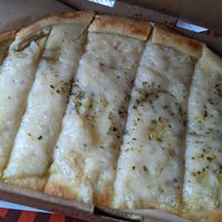 Vegan garlic cheese bread at Blaze Pizza in Schaumburg