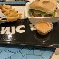 Guac Burger and fries   at Beatnic - Back Bay in Boston