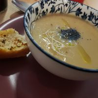 Fennel soup at Lo de Ponxe En El Kinto Pino in Valencia