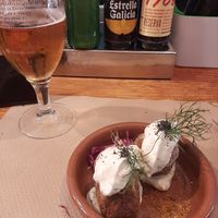 Croquetes de bolets at Lo de Ponxe En El Kinto Pino in Valencia