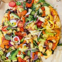 All the veggies #Veganuary at Blaze Pizza - Shelbyville Rd in Louisville