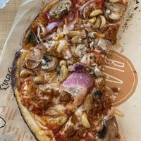   at Blaze Pizza in Cambridge