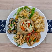 CNY Treasure Trove Yam Ring Platter at Yes Natural Restaurant 悦意坊 in Central Singapore