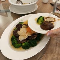 Broccoli mushroom at Yes Natural Restaurant 悦意坊 in Central Singapore