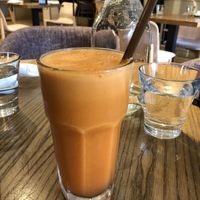 The Glow - If you love carrot/ginger/turmeric, then this is the juice for you!  at Fresh on Spadina in Toronto