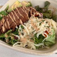 Cheeseburger salad at Vibe in Hilo