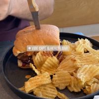 Vegan BBQ brisket sandwich - VERY good. Loved the slaw at Vibe in Hilo