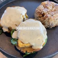 Vegan eggs Benedict - 3/5 stars ⭐️  at Vibe in Hilo