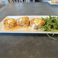 Jackfruit crab cakes    at Vibe in Hilo