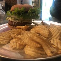 Vegan burger 🌿 at Vibe in Hilo