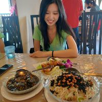 just me pretending to be candid at Eight Treasures Vegetarian 八宝素食馆 in Central Singapore