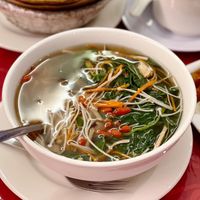 Spinach soup  at Eight Treasures Vegetarian 八宝素食馆 in Central Singapore