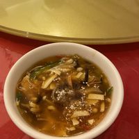 Sour spicy soup  at Eight Treasures Vegetarian 八宝素食馆 in Central Singapore