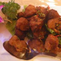 Salt and pepper chicken at Eight Treasures Vegetarian 八宝素食馆 in Central Singapore