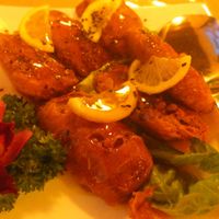 Lemon chicken at Eight Treasures Vegetarian 八宝素食馆 in Central Singapore