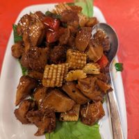 Pepper monkey mushroom at Eight Treasures Vegetarian 八宝素食馆 in Central Singapore