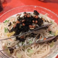 Heng hwa noodles (bit random but nice!) at Eight Treasures Vegetarian 八宝素食馆 in Central Singapore