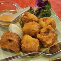 Omnimeat nuggets - so good! at Eight Treasures Vegetarian 八宝素食馆 in Central Singapore