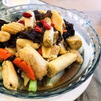 Sugar cane flower  at Eight Treasures Vegetarian 八宝素食馆 in Central Singapore