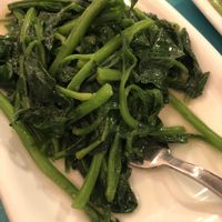 Stir fry Malabar spinach  at Eight Treasures Vegetarian 八宝素食馆 in Central Singapore