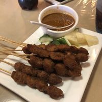 Satay at Eight Treasures Vegetarian 八宝素食馆 in Central Singapore