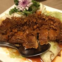 Mala? Chicken at Eight Treasures Vegetarian 八宝素食馆 in Central Singapore