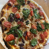   at Blaze Pizza in Durham