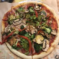 vegan veggie pizza :-) at Blaze Pizza in Bay Shore