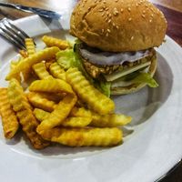 Vegetarian Burger - not on the menue, ask for it at Soka Warung in Penida Island