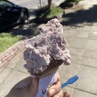 Banana - Açaí - Blueberry ice cream  at Pishko Qenti in Tigre