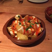 patatas bravas at Bar eS Ambleside in Ambleside
