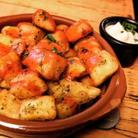 Patatas Bravas at Bar eS Ambleside in Ambleside