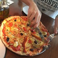 Giardiniera pizza at Pizza Express in Paphos