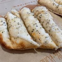 Vegan cheesy bread   at Blaze Pizza in College Station