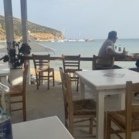 On the beach   at Maiolica in Sifnos