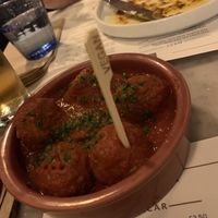 Vegan meatballs   at Salt House Tapas in Liverpool