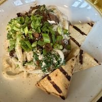 Creamy Mushroom Udon (Fall/Winter Feature) with Grilled Tofu Steaks  at Fresh Kitchen + Juice Bar in Toronto