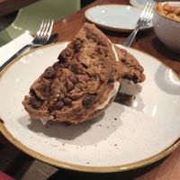 Ice cream sandwich with s’mores cookies! at Fresh Kitchen + Juice Bar in Toronto