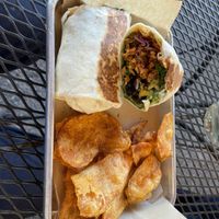 Southwest wrap  at Leaf and Seed in Toledo